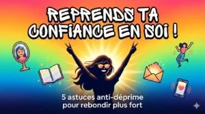 la déprime ? 5 manières simple pour reprendre la confiance